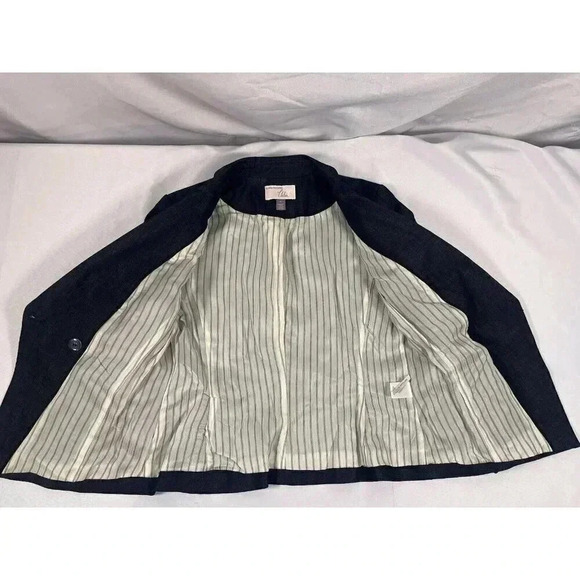 OLIVIA PALERMO Chelsea 28 Denim Blazer Size M - Picture 3 of 7